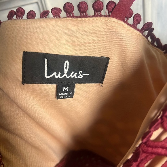 Lulus‎ Beauty and Lace Plum Purple Crochet Lace Mini Dress Cocktail Formal - Picture 9 of 12